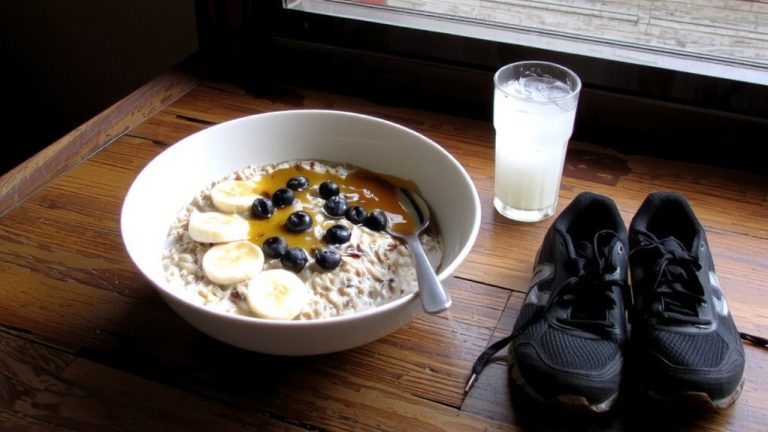 balanced meal before long run