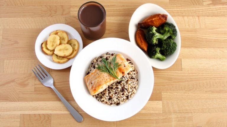 balanced meal post half marathon