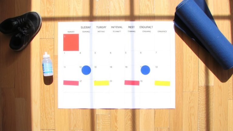 balanced weekly interval routine