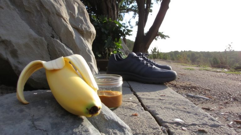 banana with peanut butter