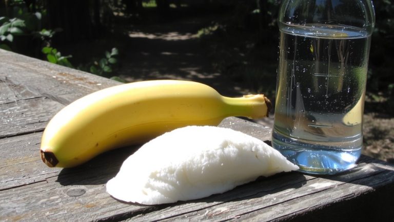 banana with peanut butter
