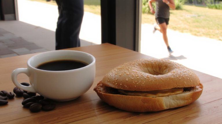caffeine and carbs pre run