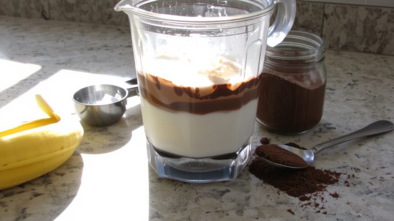 chocolate banana recovery shake