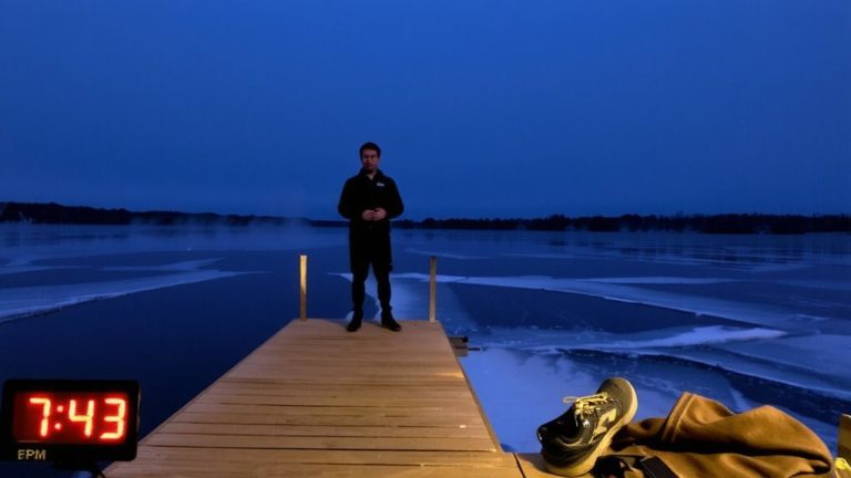 cold immersion timing post evening workout