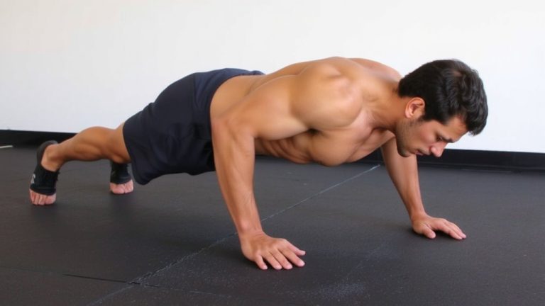 controlled eccentric push up technique