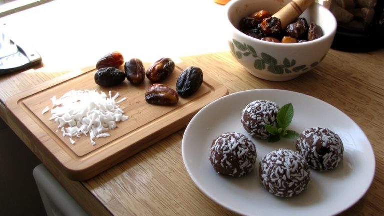 dates and coconut energy bites