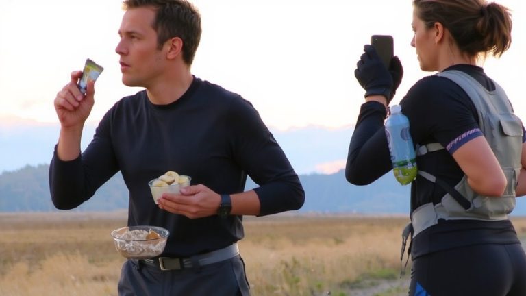 female vs male pre run fueling