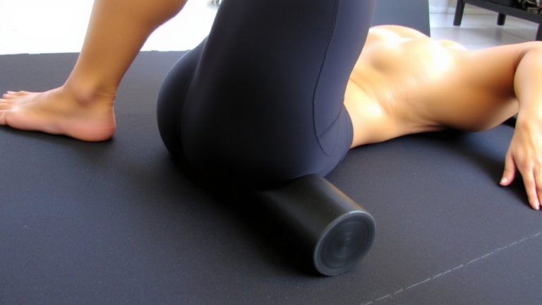 foam roll below trochanter