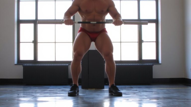 front squat emphasizes quadriceps