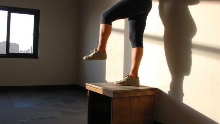 heel lowering step exercise
