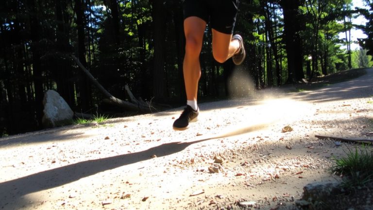 interval training on gravel