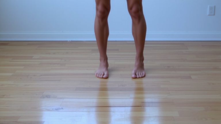 knee flexion affects calf stretch