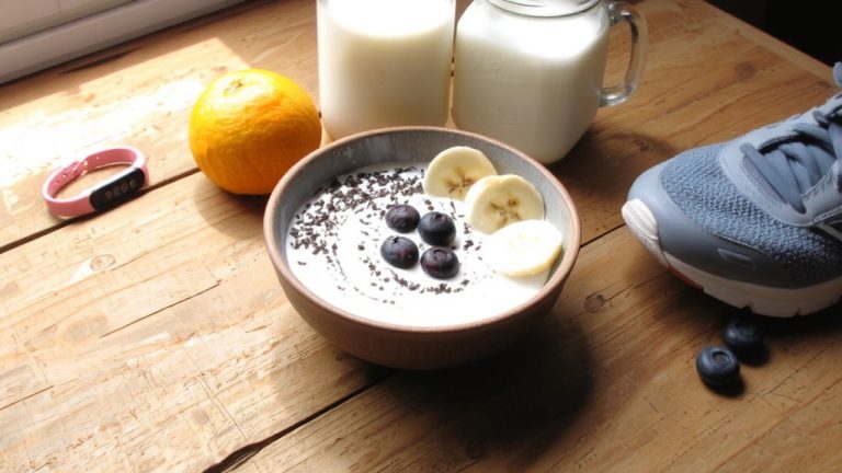 lactose free yogurt pre run fuel