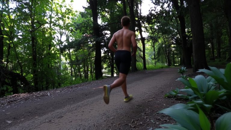 neutral spine during running