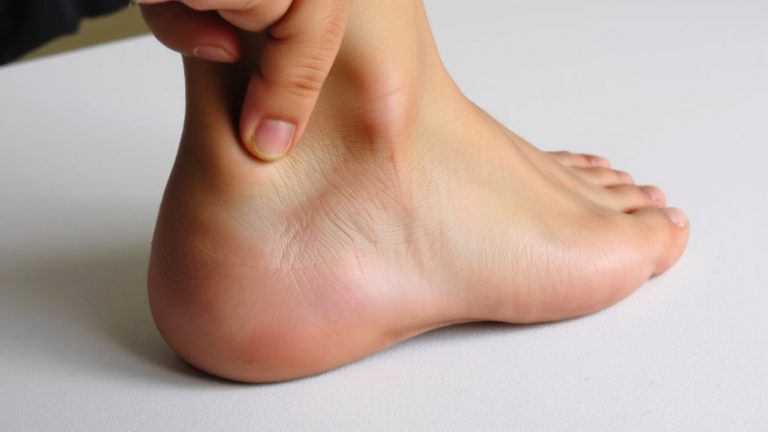 thumb pressure under arch