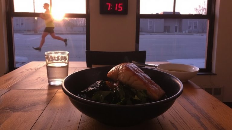 timing post run dinner matters