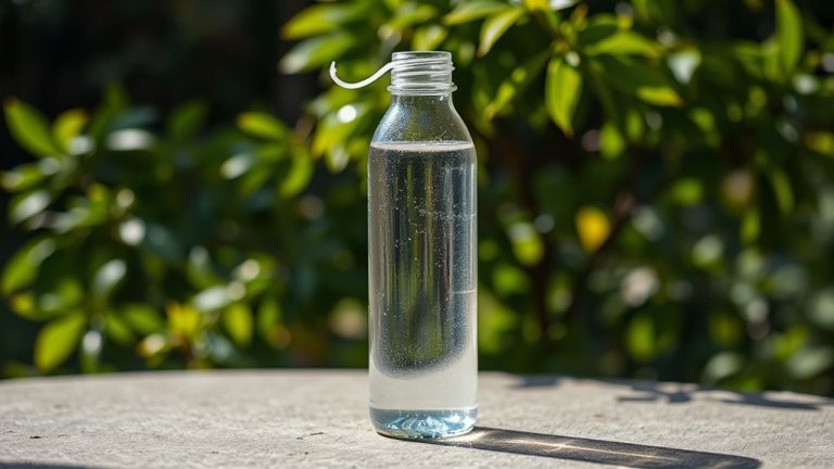 clear sweat free insulated bottles