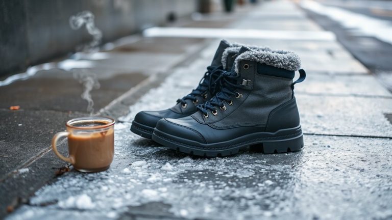cold slippery street footwear