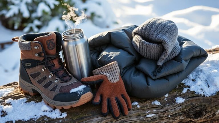 cold weather walking gear