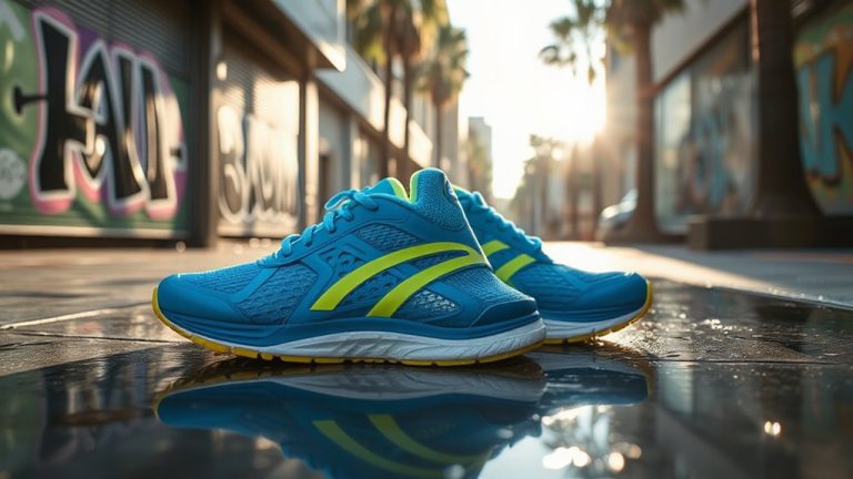 colorful shoes for running
