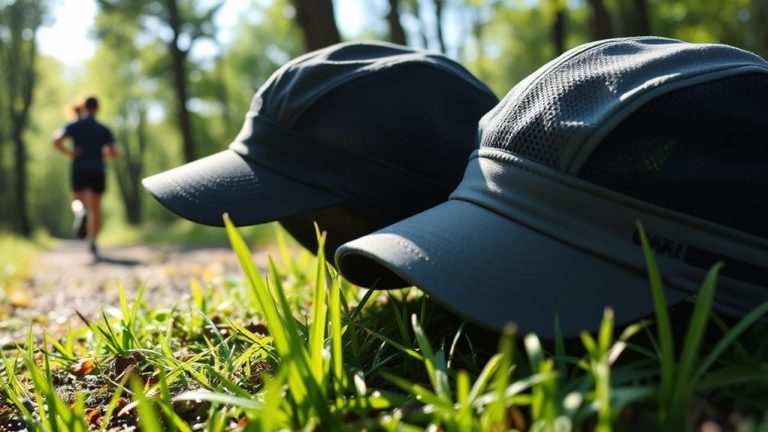 cool focused running hats