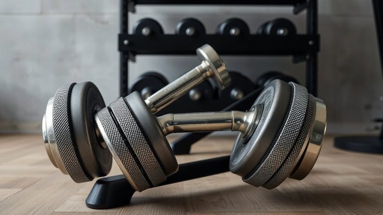 dumbbell sets with racks