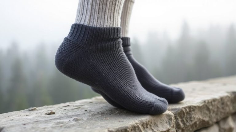 durable socks with reinforced heels