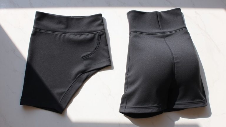 flattering supportive shorts for big bum