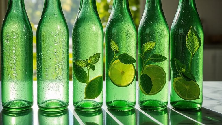 fresh clean green tea