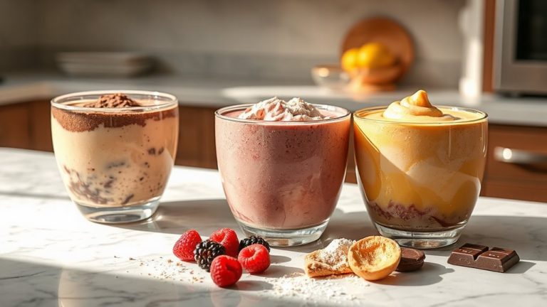 fruity protein dessert powders