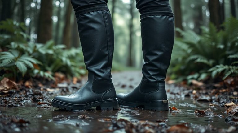 knee high waterproof boots