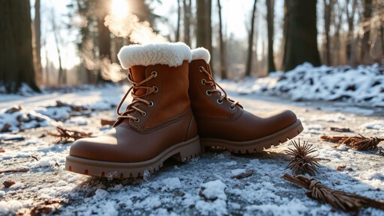 lightweight winter boots warm and dry