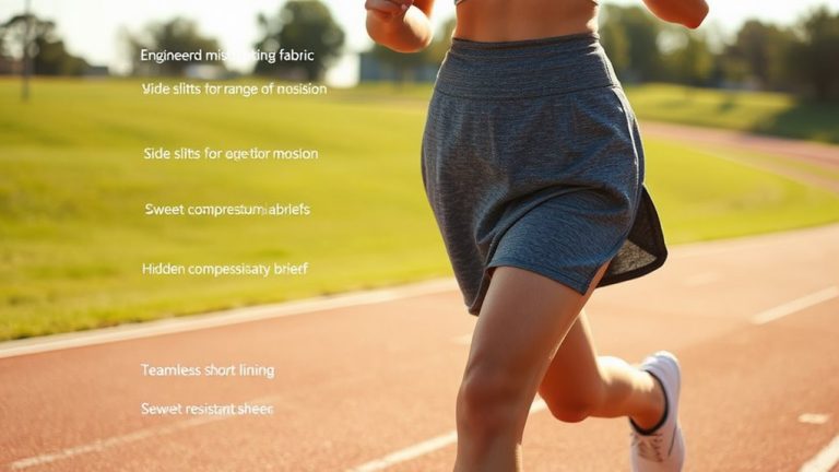 performance athletic skirts for workouts