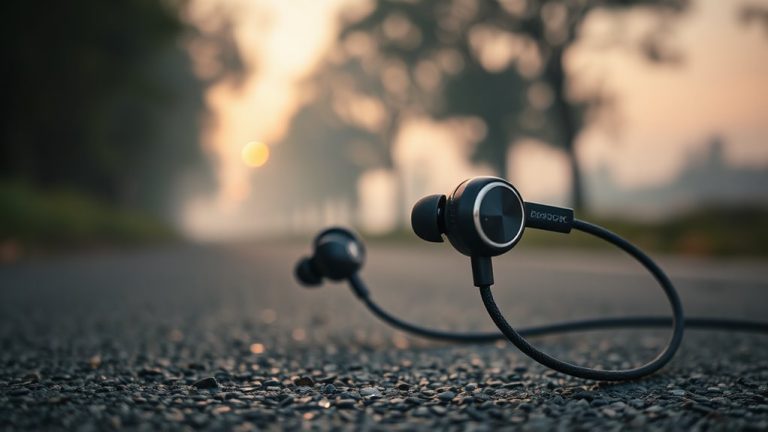 reflective running headphones safety