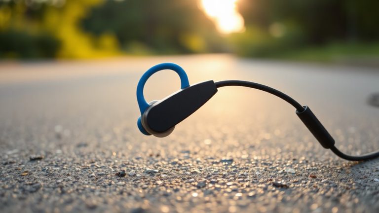 running headphones with ear hooks