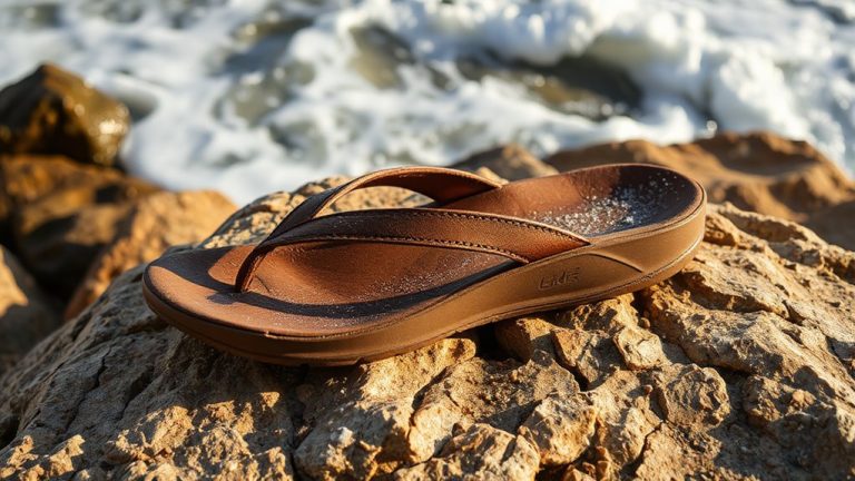 secure comfortable fishing flip flops